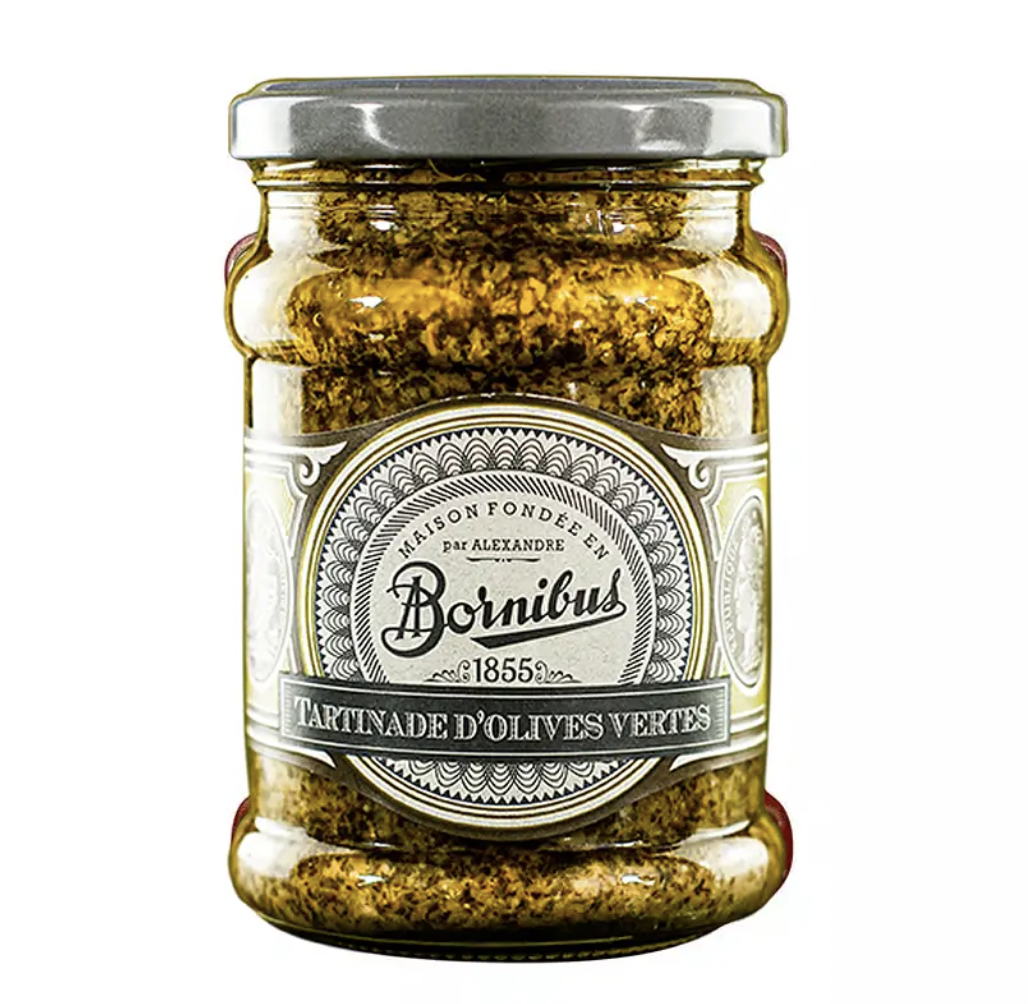 Bornibus Tartinade d'olives vertes – grön olivröra 240g