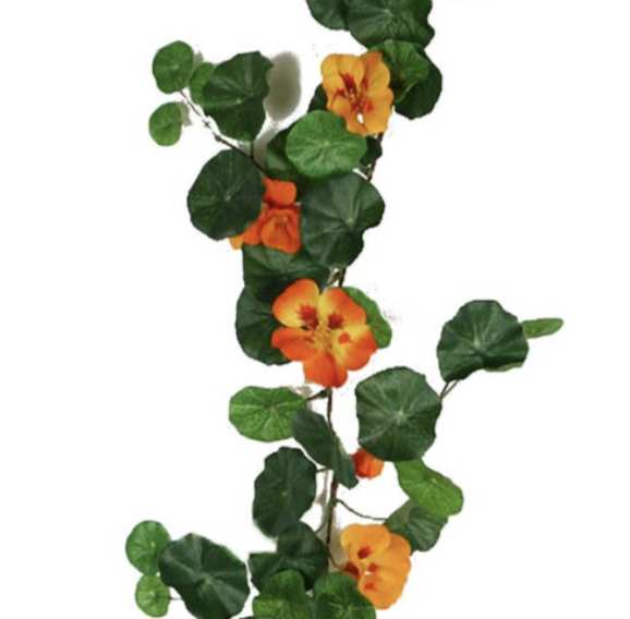 Girlang blomsterkrasse konstgjord 120cm - 2