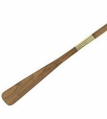 Skohorn i mässing & trä med extra långt skaft, delbart 70cm - 2