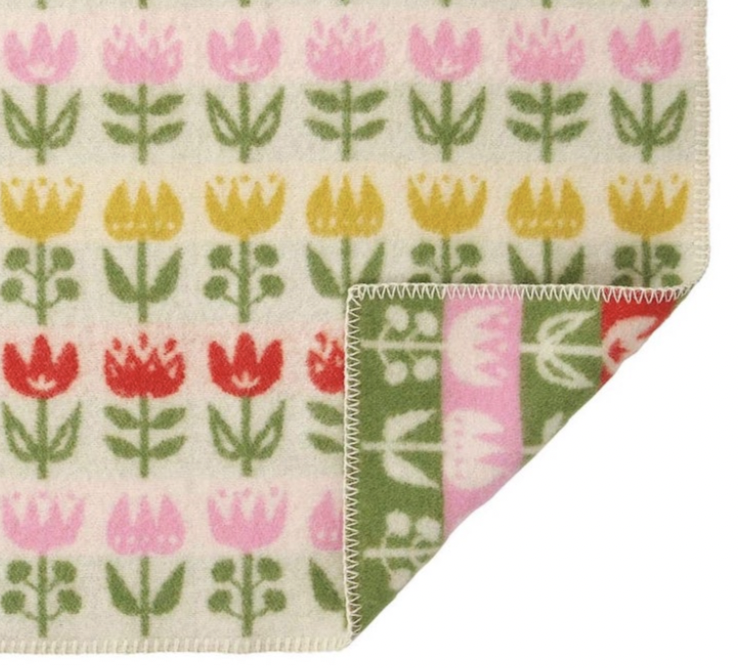 Ullfilt KLIPPAN TULIP – Babypläd / Sittunderlag i 100% ekologisk lammull 65x90cm - 2