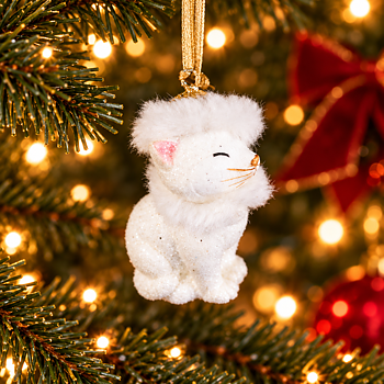Julkula CUTE CAT – liten söt katt med glitter