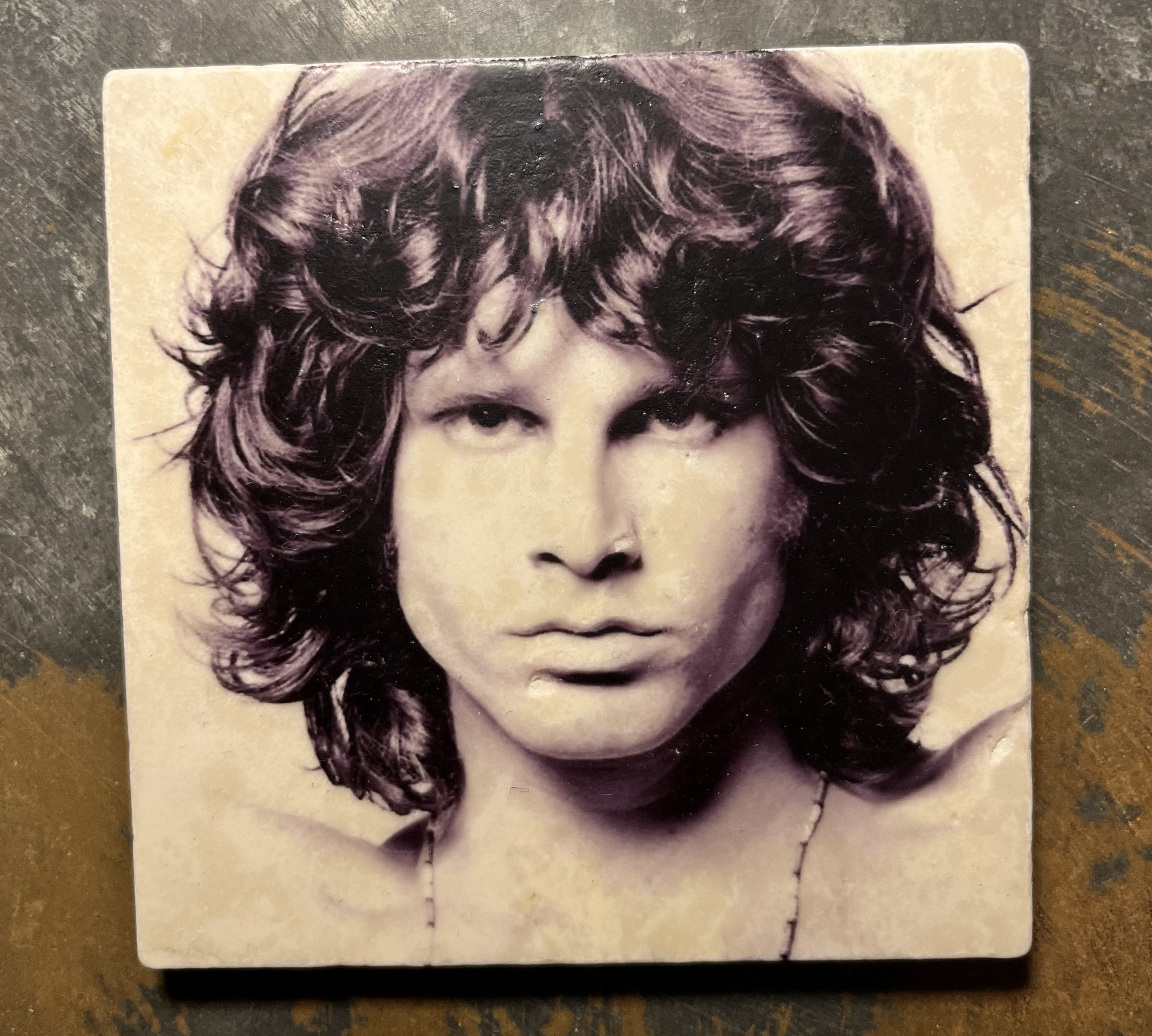 Glasunderlägg – Jim Morrison