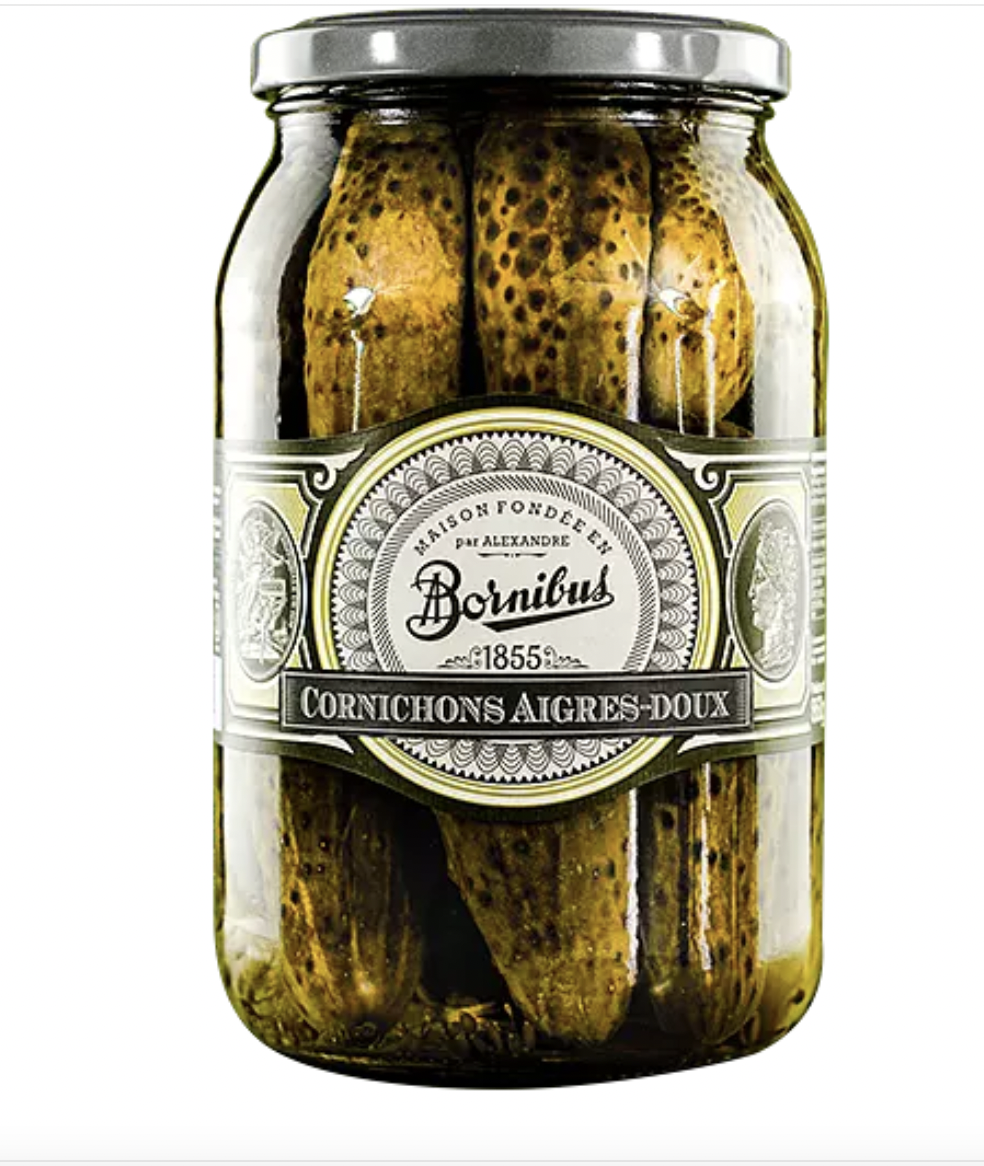Bornibus Cornichons aigre-doux – Sötsur gurka 860g