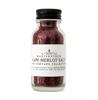 Cape Merlot Salt – Rödvinssalt i glasburk 63g
