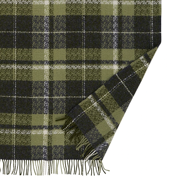 Ullfilt KLIPPAN SNUGGLE i 100% ekologisk lammull – Grön 130x200cm