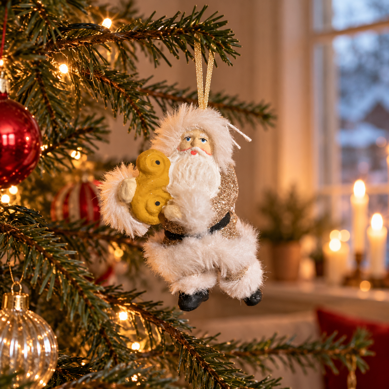 Julkula SANTA WITH LUSSEKATT