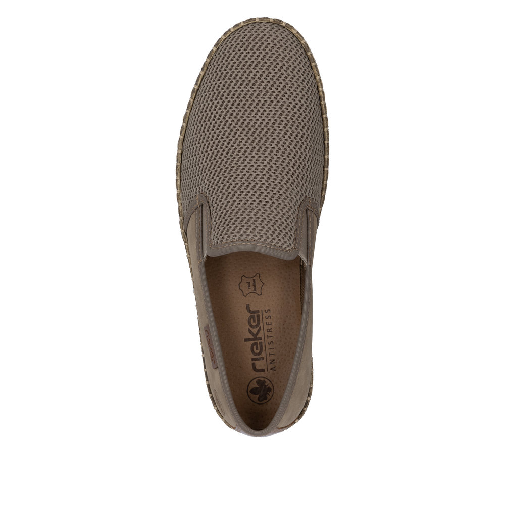 Rieker Herrsko Textil Beige/brun - 4
