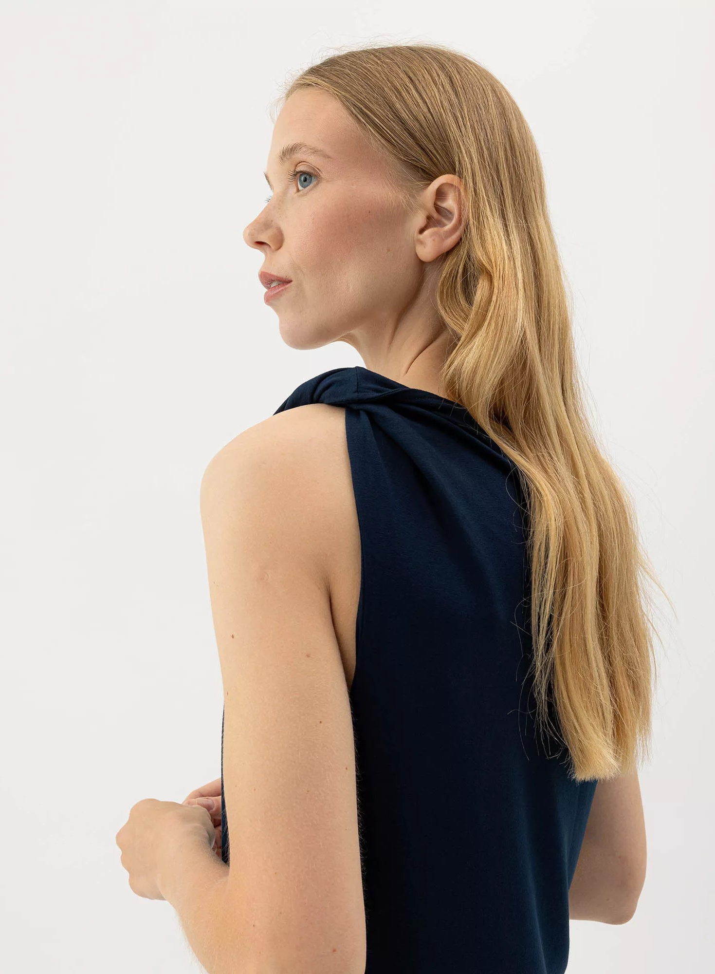 Ellen Mini Dress - Navy - Holebrook - 4