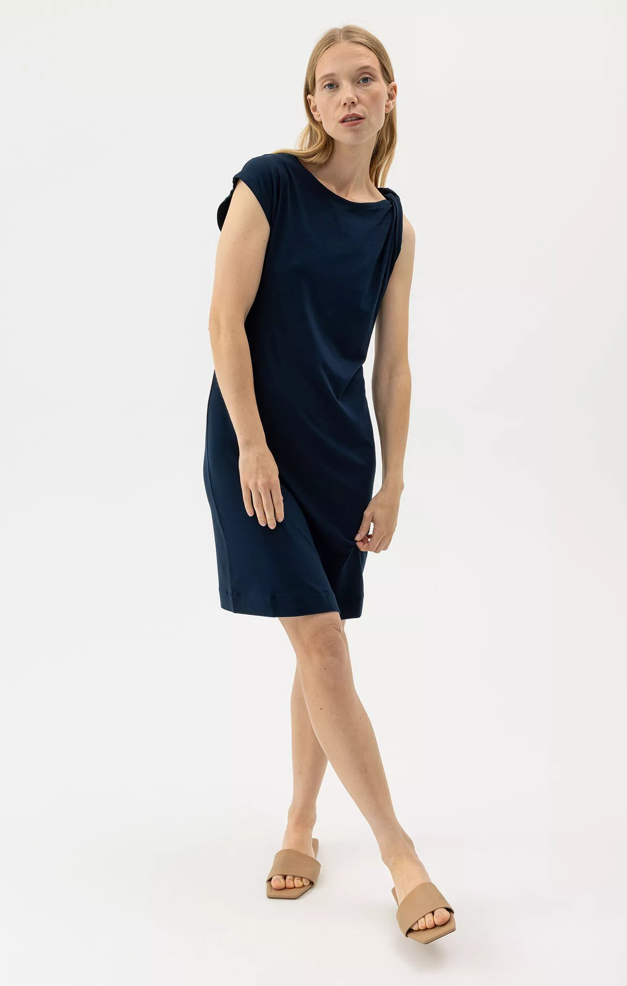Ellen Mini Dress - Navy - Holebrook