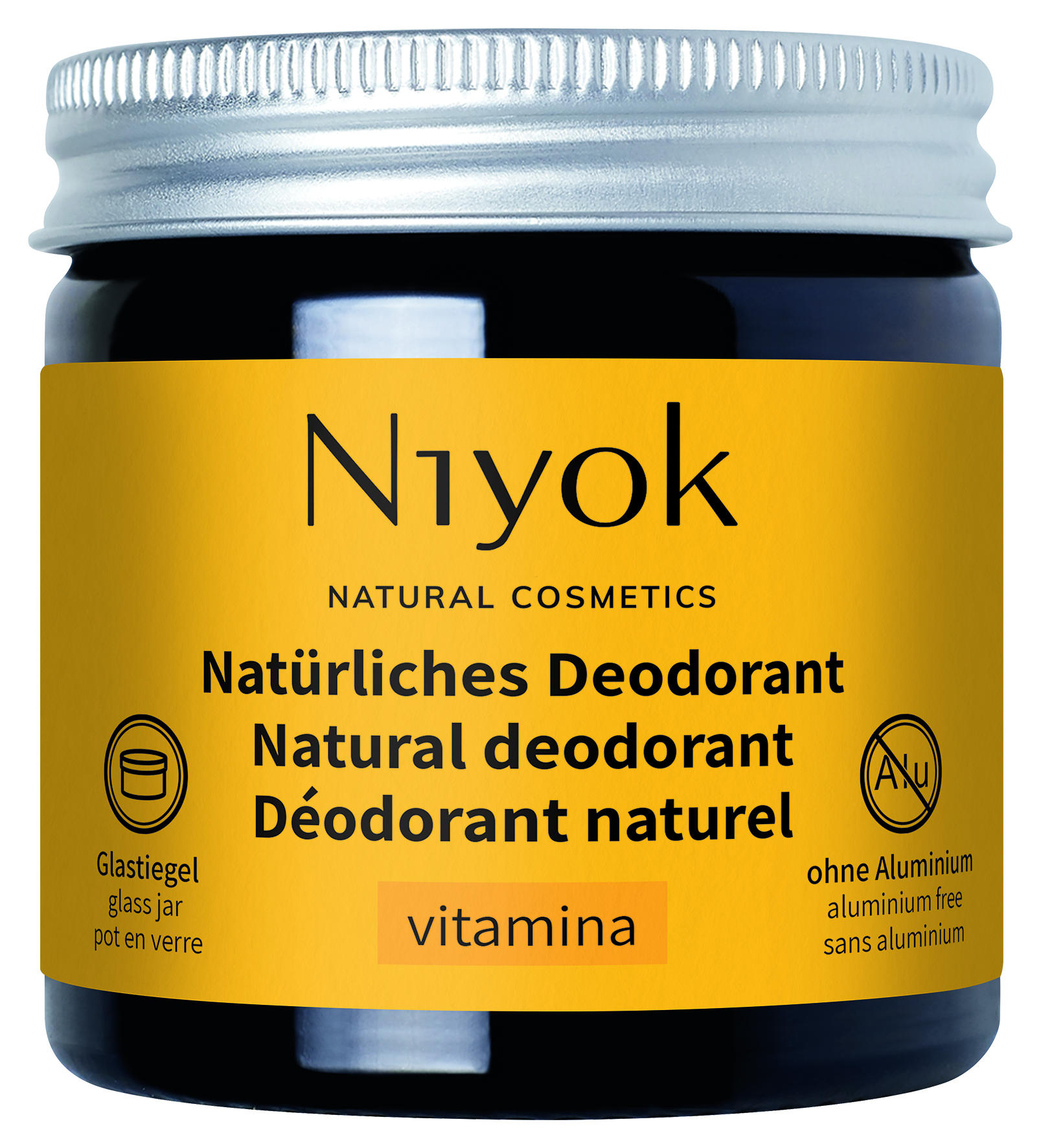 Niyok Natural Deodorant 2 in 1 Protection Vitamina 40 ml