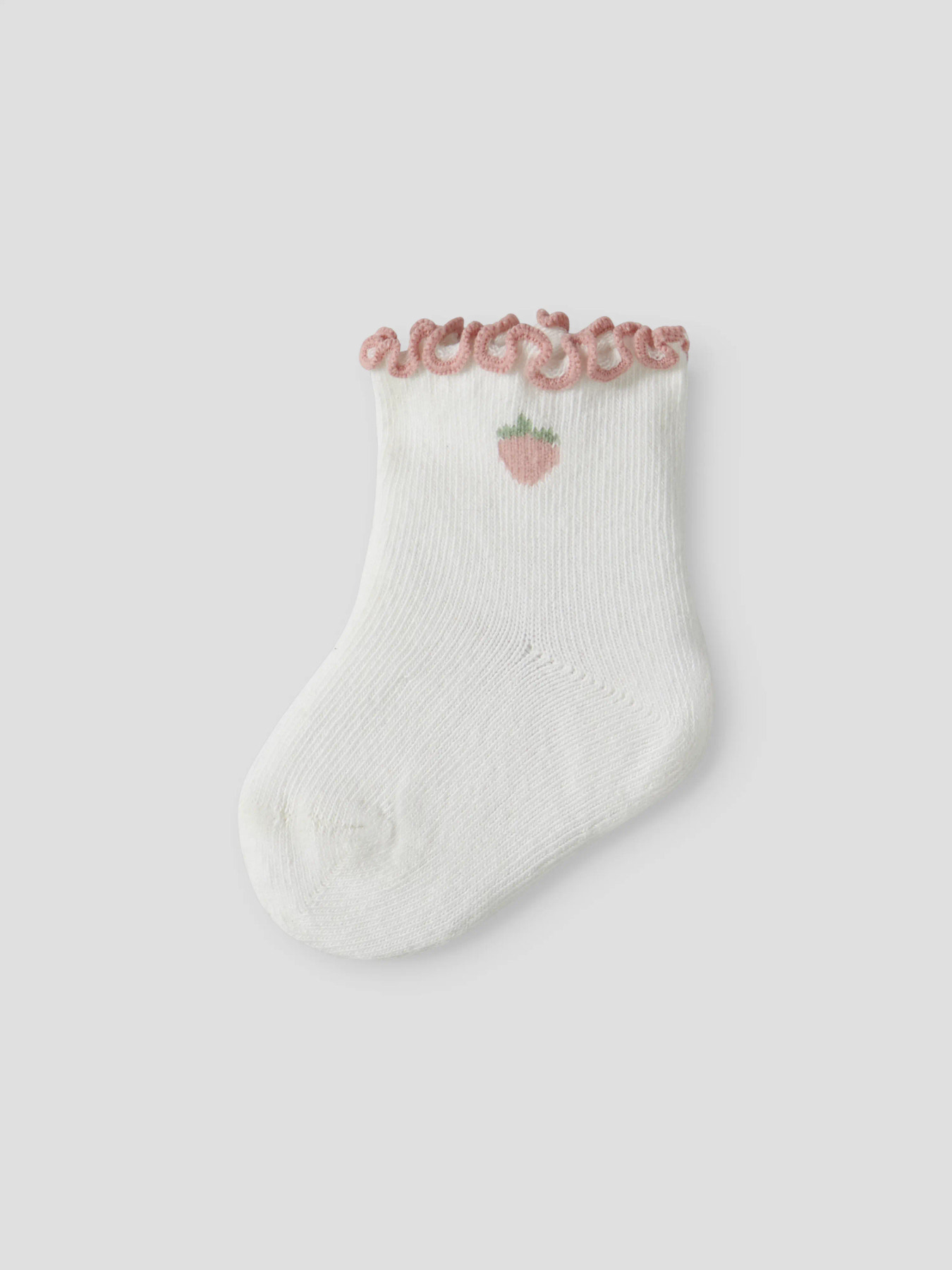 NBFFIDUCIA SOCK LIL Coconut Milk Strawberry - 2