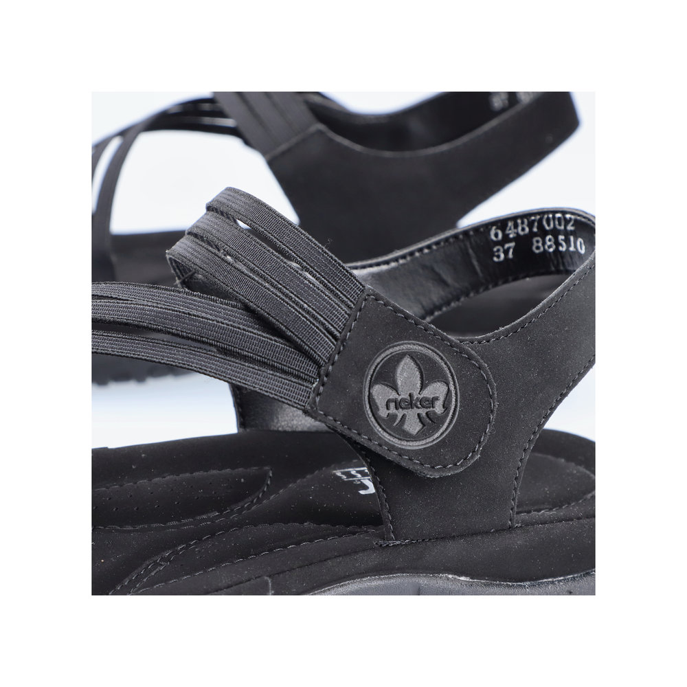 Rieker Damsandal Svart - 10