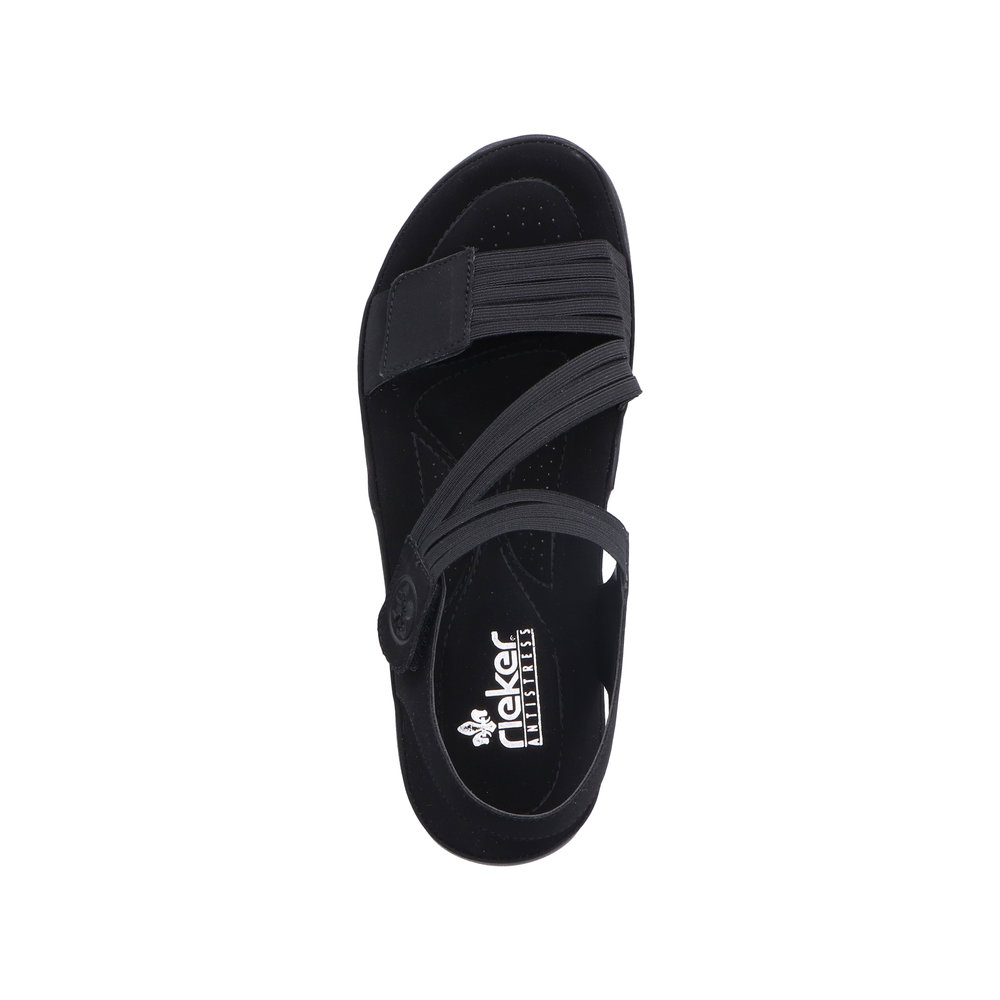 Rieker Damsandal Svart - 4