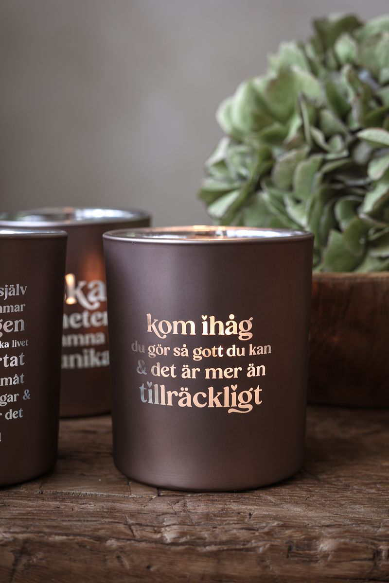 Maja Lykta 9 x 10 cm - Kom ihåg, du gör så gott du kan - 2