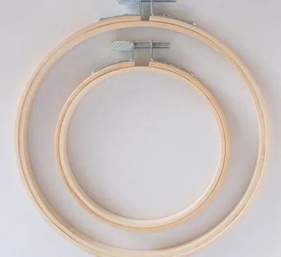 Broderiring  i bambu 20 cm