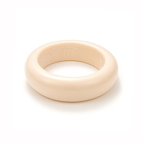 Bangle armband Big Round Ivory
