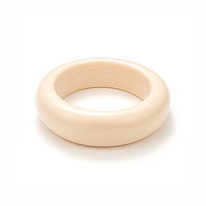 Bangle armband Big Round Ivory
