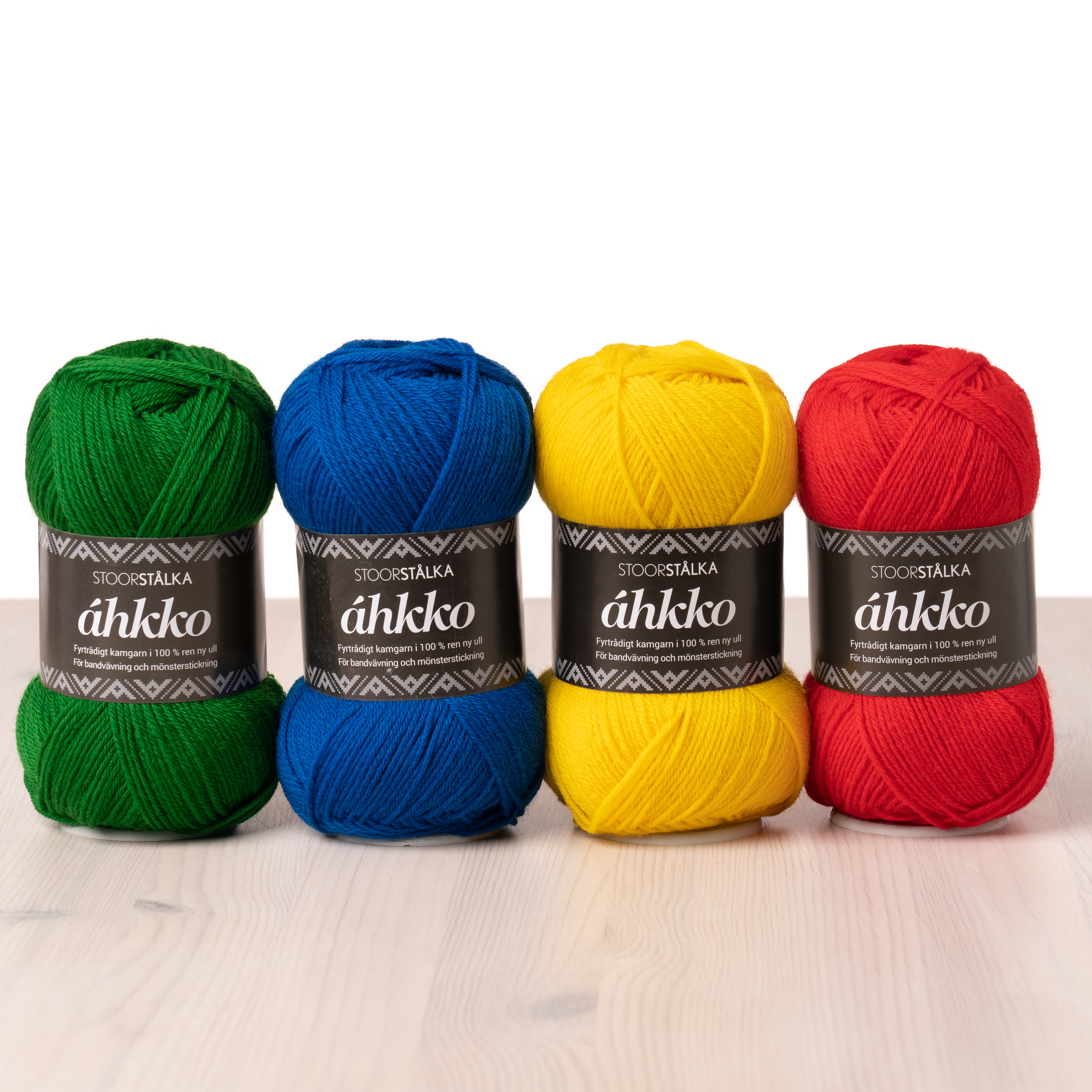 4 PCS Áhkko Sámi Colors bright red