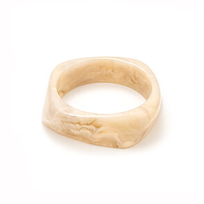 Bangle armband Square  Ivory