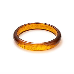Bangle armband Small Golden Brown