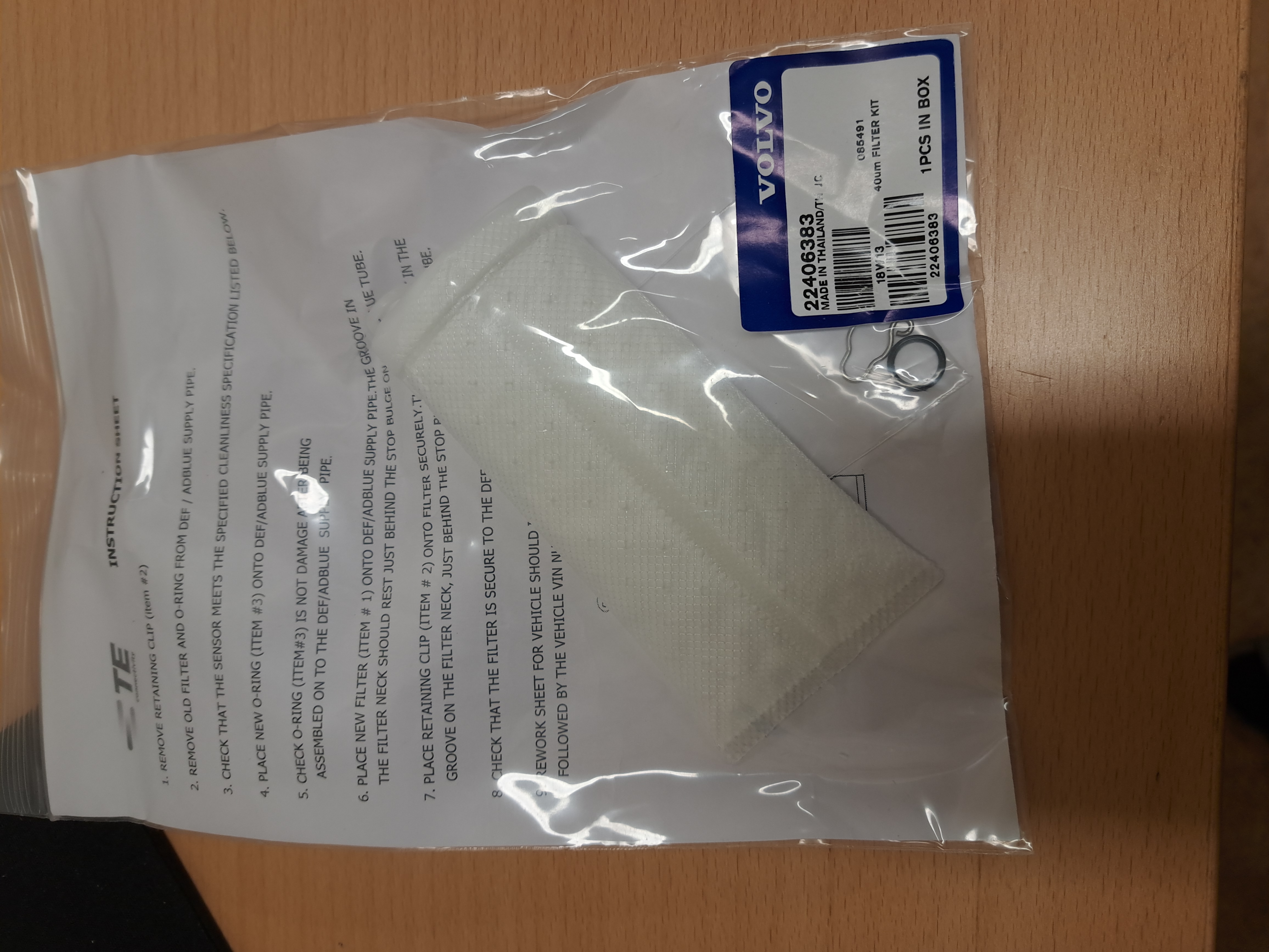 Filter kit urea - 2