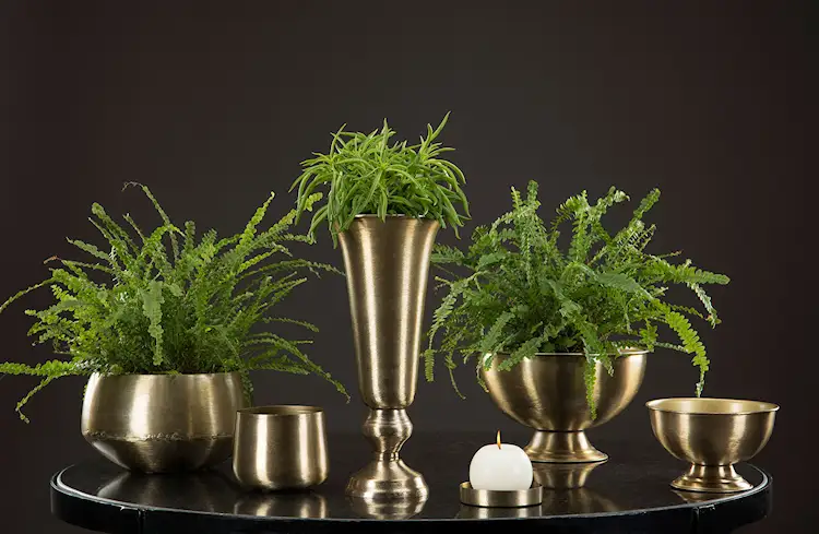 Candle holder Block Brushed Brass - 2