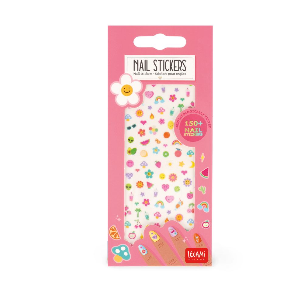 Nail stickers, Groovy