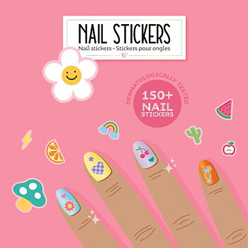 Nail stickers, Groovy