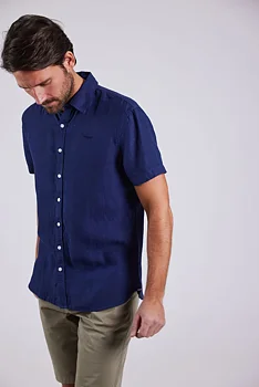 SEBAGO Linen Shirt Short Sleeve