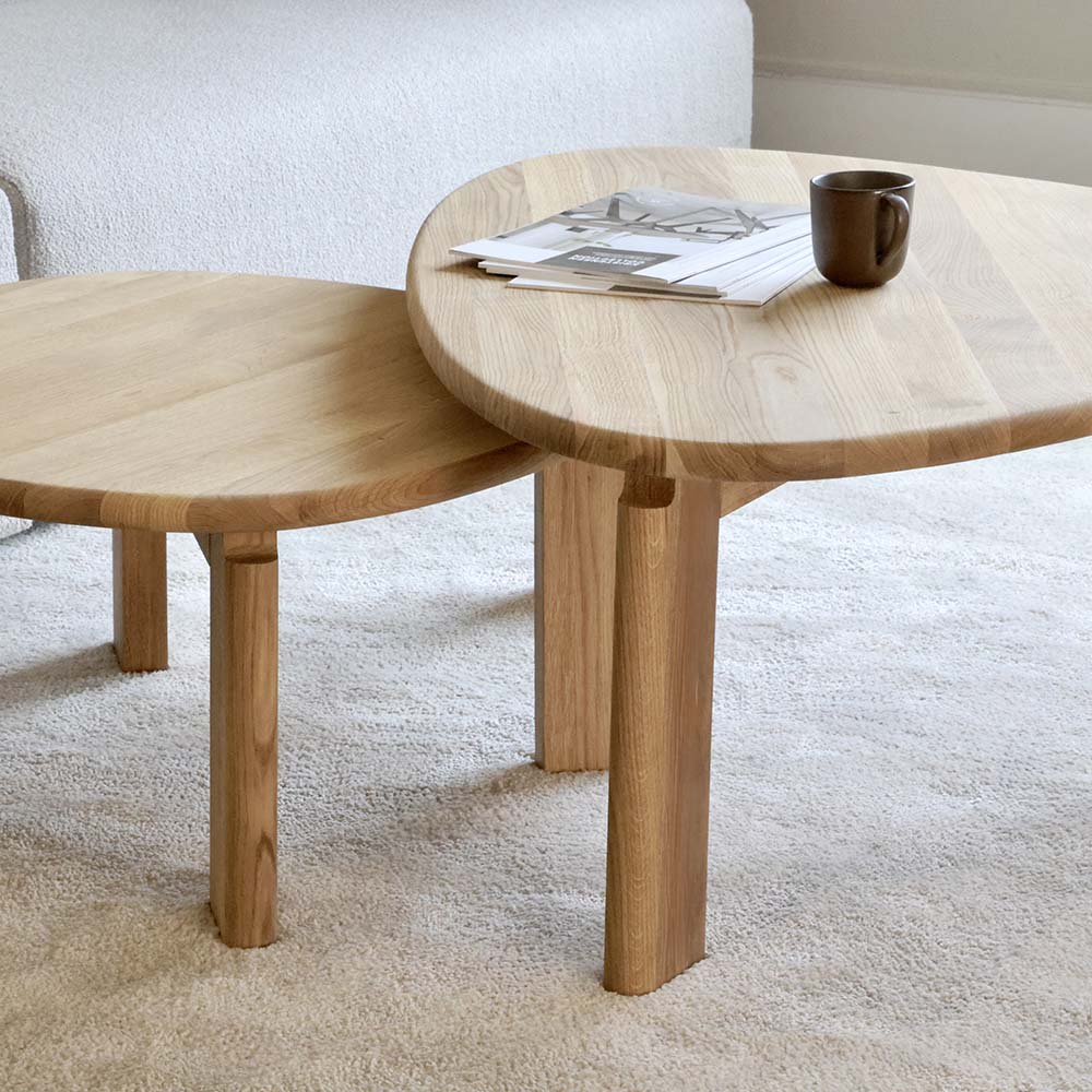 Soft Triangular Coffee Table (several choices) - Kristensen & Kristensen - 2