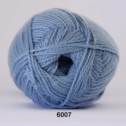 6007 Ljus blå - Blød Bomuld