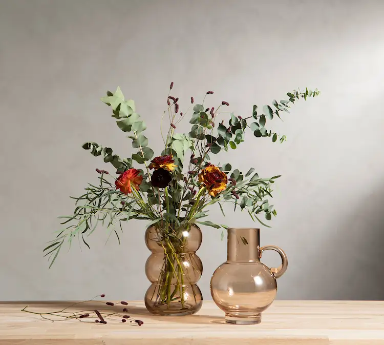 Vase Tulip Fudge Glass - 3