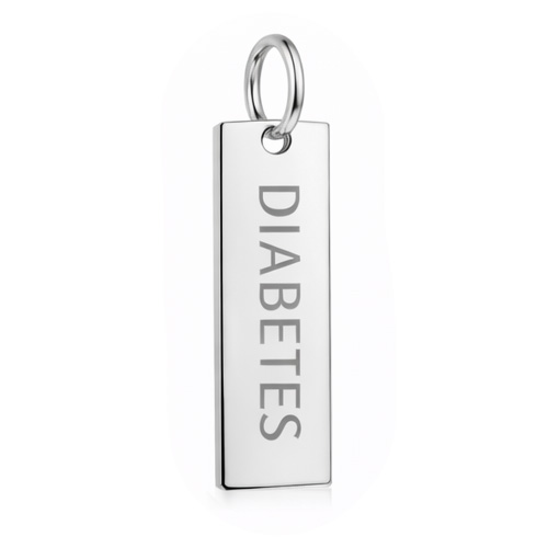 Diabetes riipuslevy 10x35x1.5 mm Aito hopea