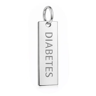Diabetes riipuslevy 10x35x1.5 mm Aito hopea