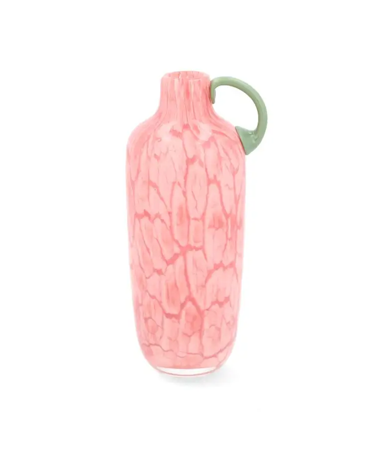 Vase Aneas Pink/Green with ear