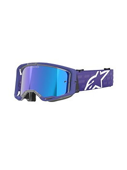 Alpinestars Goggle Vision 8 CORP Lila/Spegel Blå