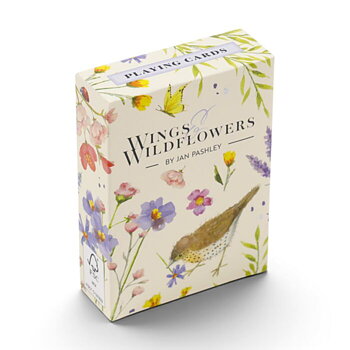 Kortlek Jan Pashley Wings & Wildflowers - Display med 12 kortlekar