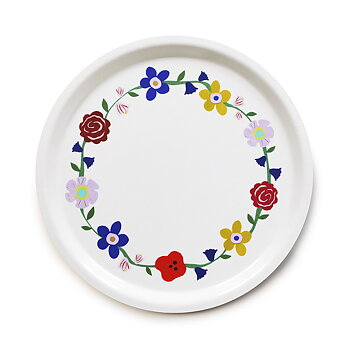 Midsummer Flowers  Round Serving Tray - 31 cm