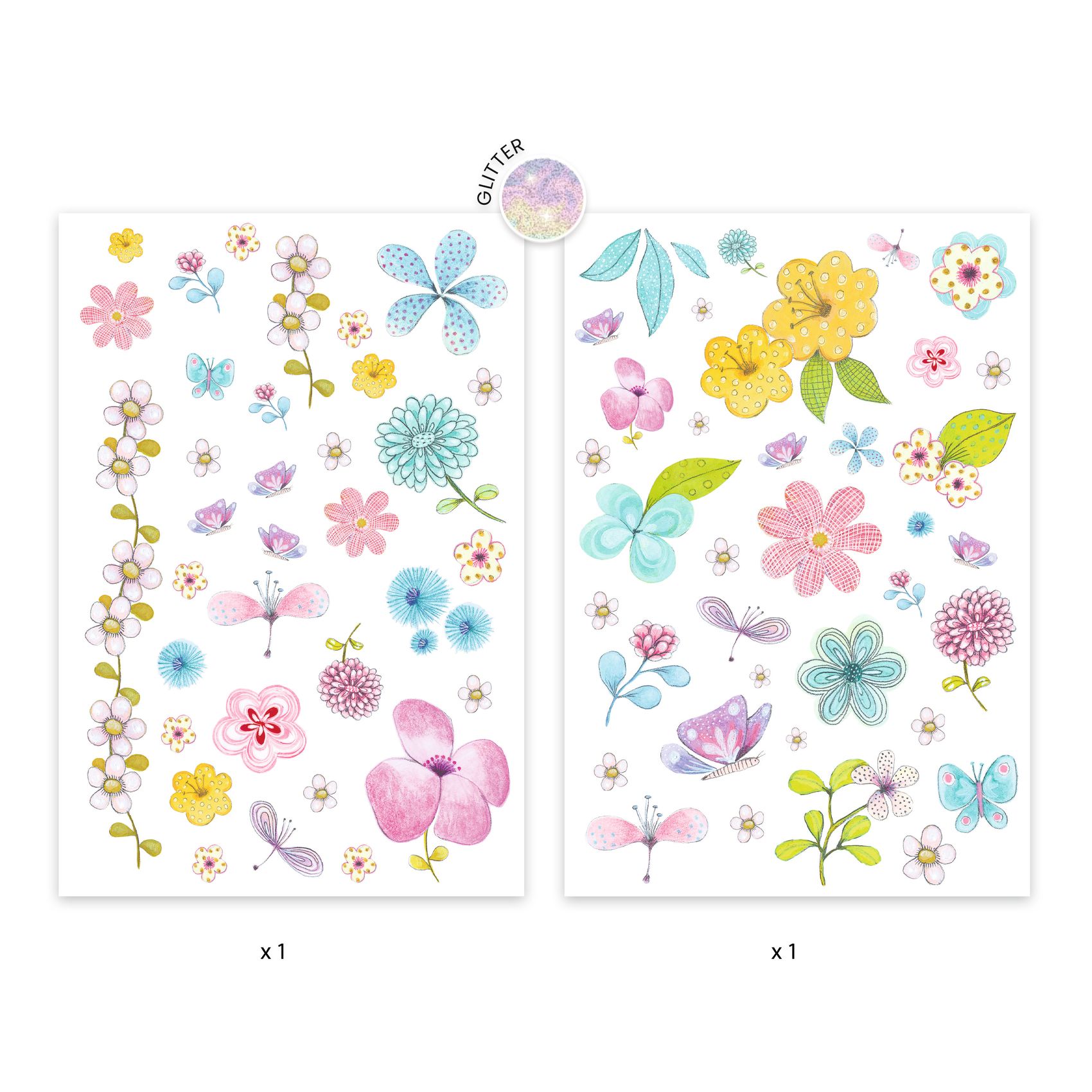 Tatueringar blommor (54 stycken) - 3