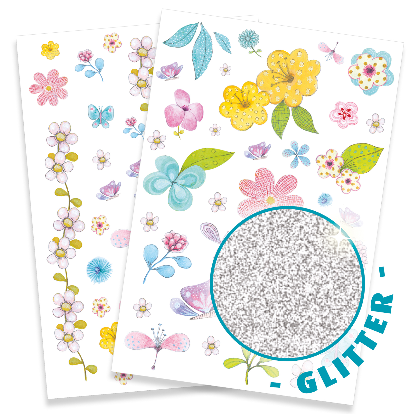 Tatueringar blommor (54 stycken) - 4