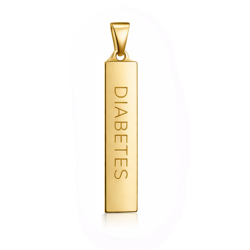 Diabetes riipus 0,5mm ohut 30x7mm 18k kultaa
