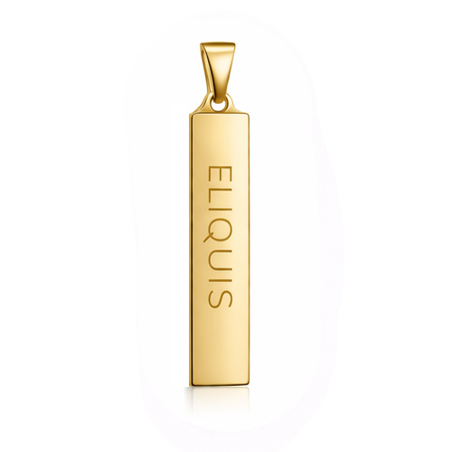 Eliquis riipus 0,5mm ohut 30x7mm 18k kultaa