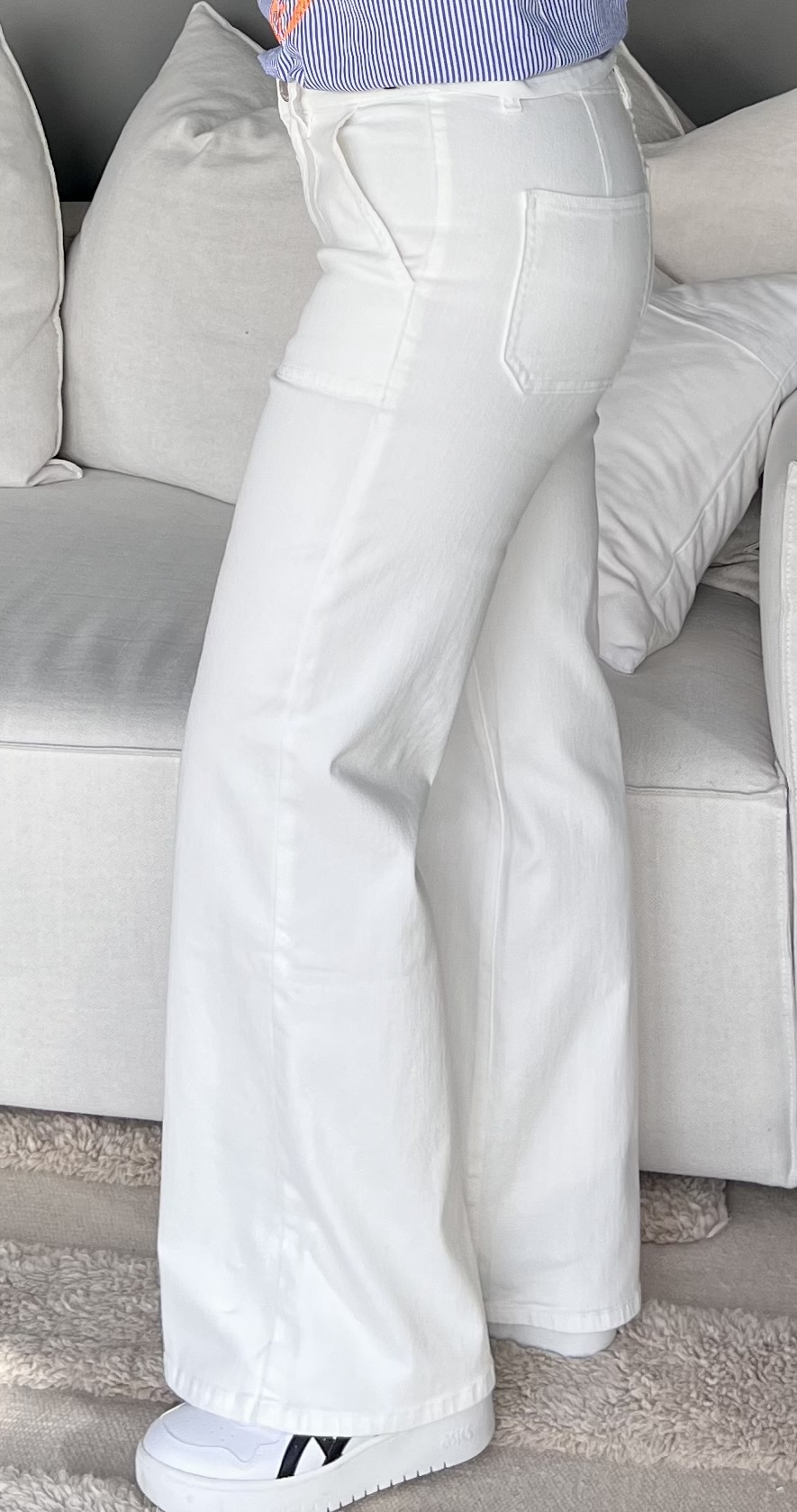 Toxik Stretchjeans Rak Vit - 2