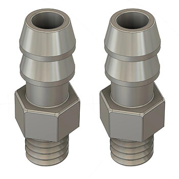 M-works Nippel SS M4x0.7 med Bricka (2)
