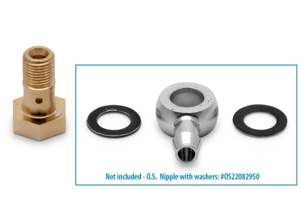 M-works Adapter Bränslenippel R21 M5x0.5 - 4
