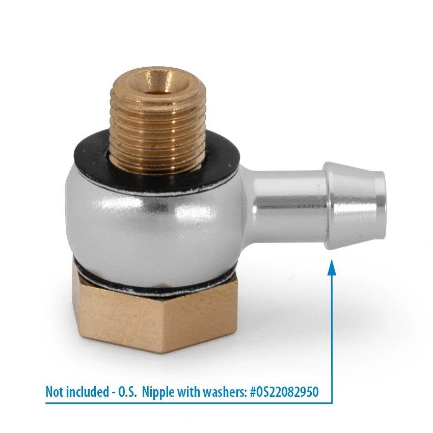 M-works Adapter Bränslenippel R21 M5x0.5 - 3