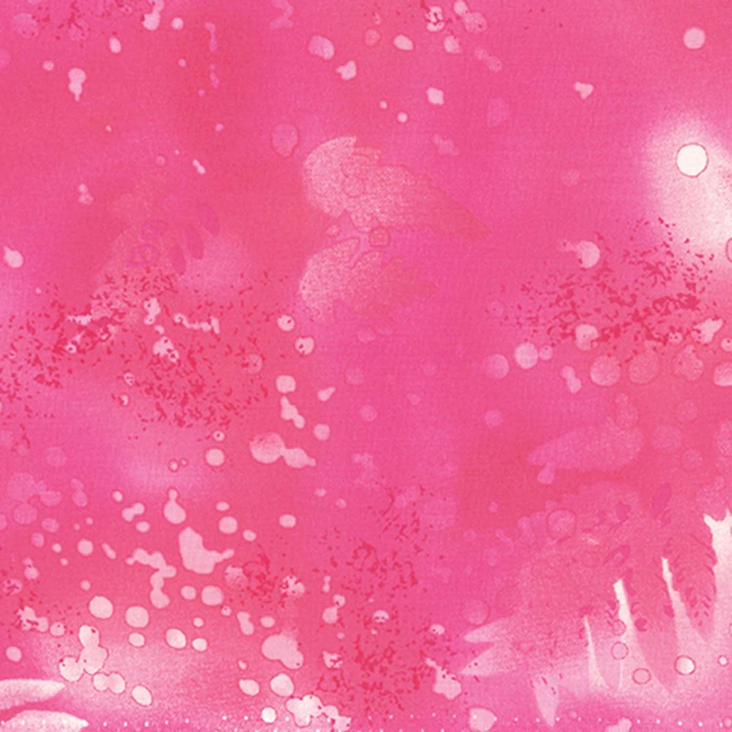Tyg: Fossil Fern - Clear Cerise