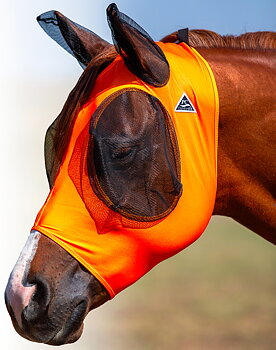 Professional's Choice® Fly Mask / flughuva (med öron) Comfort-Fit™, Orange