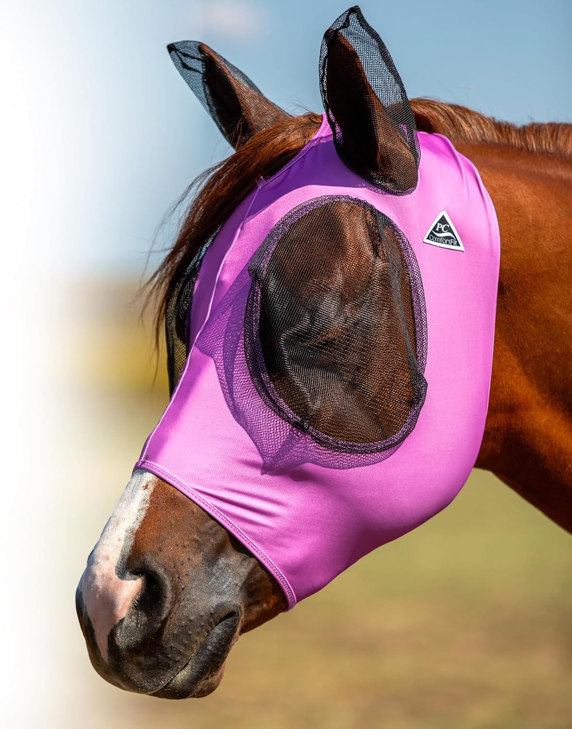 Professional's Choice® Fly Mask (with ears) Comfort-Fit™, Orchid