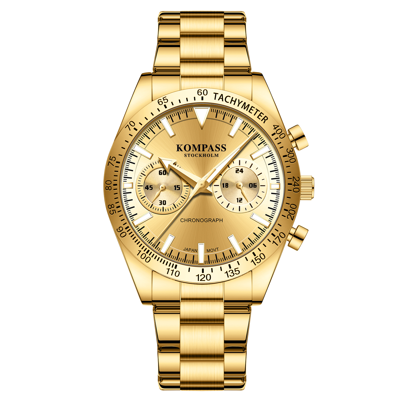 Kompass Airborne Chronograph Gold